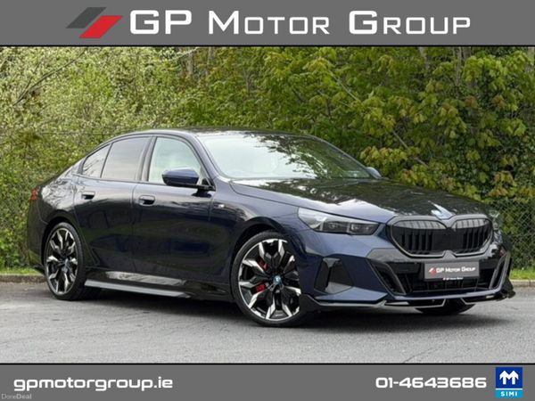 BMW 5-Series Saloon, Petrol Plug-in Hybrid, 2024, Blue