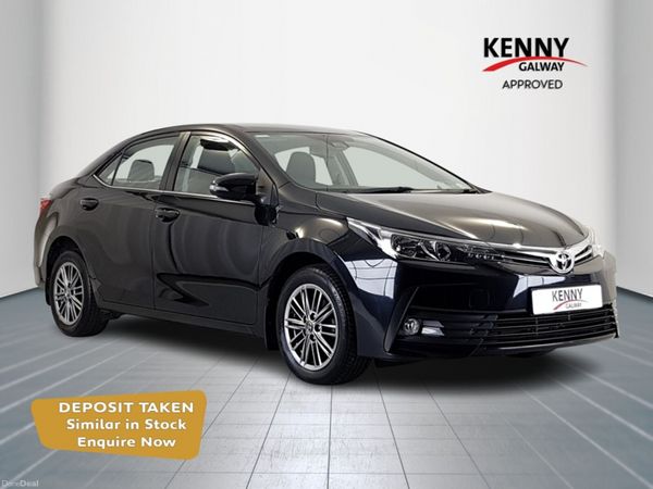 Toyota Corolla Saloon, Petrol, 2018, Black