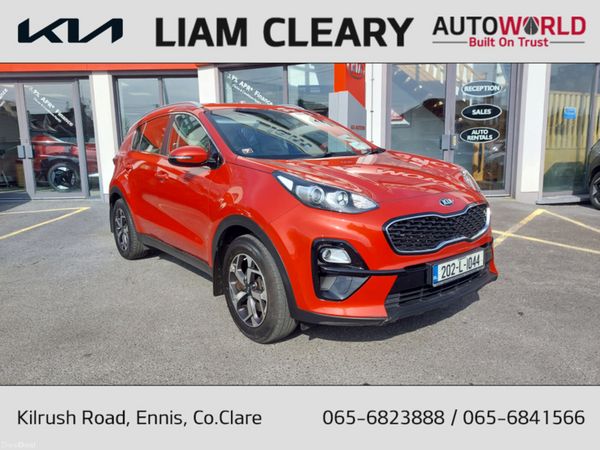 Kia Sportage MPV, Diesel, 2020, Red