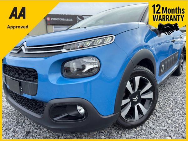 Citroen C3 Hatchback, Petrol, 2019, Blue