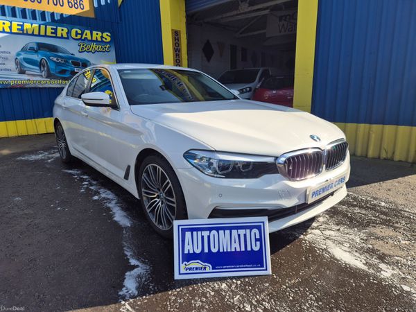 BMW 5-Series Saloon, Diesel, 2019, White