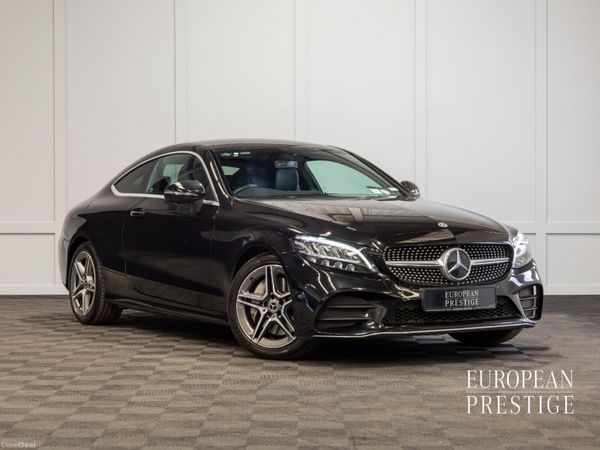 Mercedes-Benz C-Class Coupe, Petrol, 2019, Black