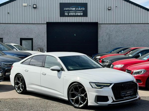 Audi A6 Saloon, Diesel Hybrid, 2019, White