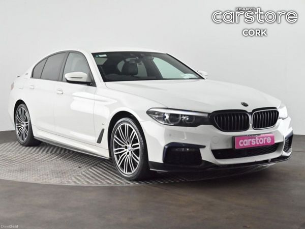 BMW 5-Series Saloon, Petrol Plug-in Hybrid, 2019, White