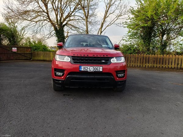 Land Rover Range Rover Sport SUV, Diesel, 2015, Red