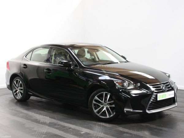 Lexus IS Saloon, Petrol Hybrid, 2017, Black