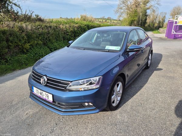 Volkswagen Jetta Saloon, Diesel, 2017, Blue
