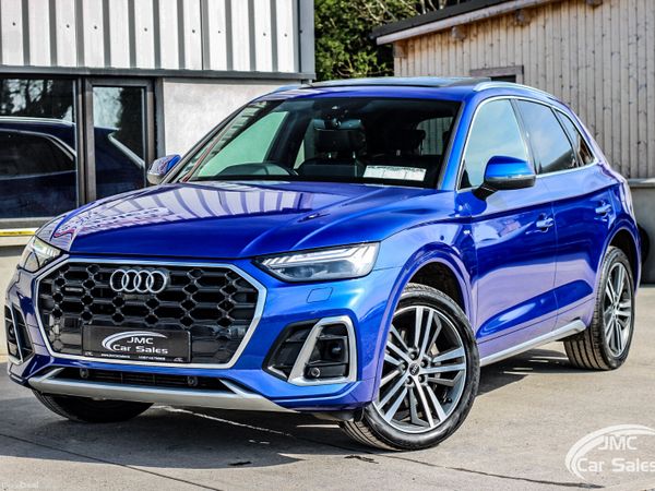 Audi Q5 SUV, Petrol Hybrid, 2021, Blue