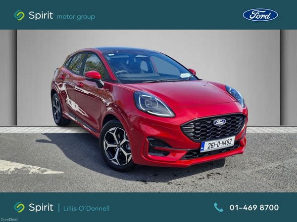 Ford Puma MPV, Petrol Hybrid, 2026, Red
