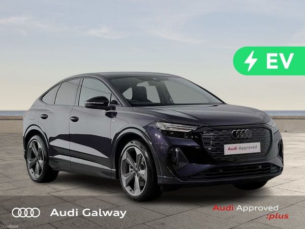 Audi Q4 e-tron SUV, Electric, 2024, Purple