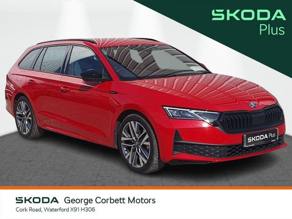 Skoda Octavia Estate, Diesel, 2025, Red