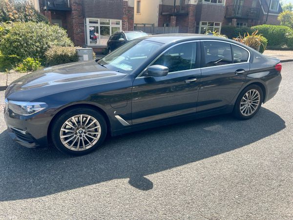 BMW 5-Series Saloon, Petrol Plug-in Hybrid, 2018, Grey