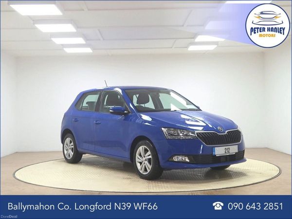 Skoda Fabia Hatchback, Petrol, 2021, Blue