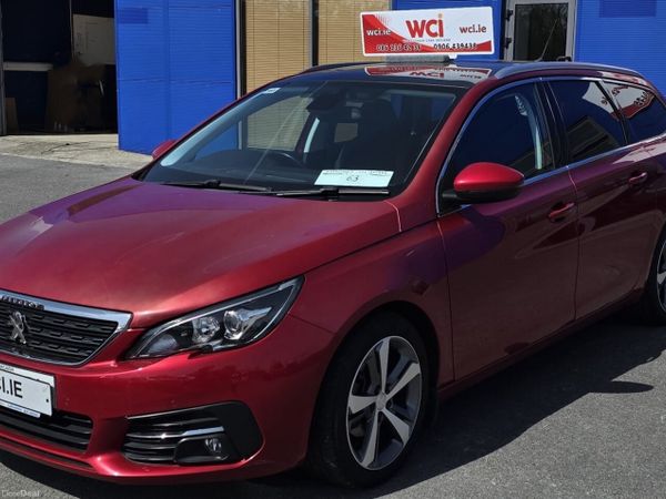 Peugeot 308 Estate, Diesel, 2018, Red