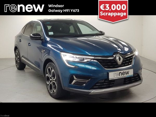 Renault Arkana Hatchback, Petrol Hybrid, 2023, Blue