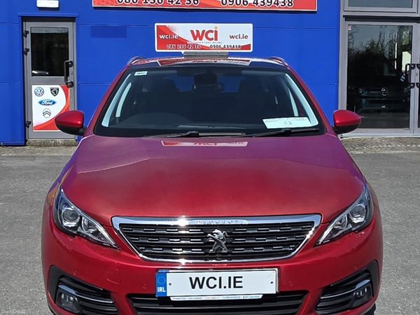 Peugeot 308 Estate, Diesel, 2018, Red