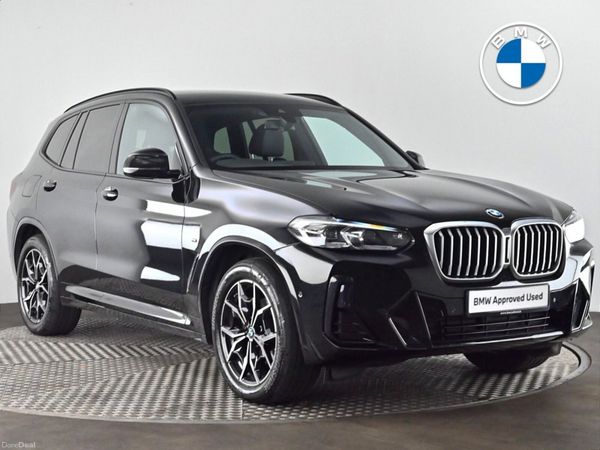 BMW X3 SUV, Diesel Hybrid, 2024, Black