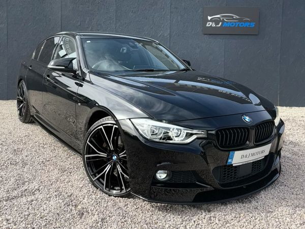 BMW 3-Series Saloon, Petrol, 2017, Black