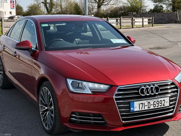 Audi A4 Saloon, Diesel, 2017, Red