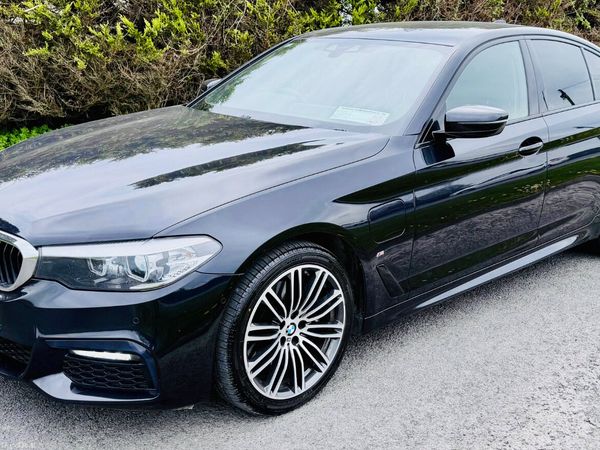 BMW 5-Series Saloon, Petrol Plug-in Hybrid, 2019, Black