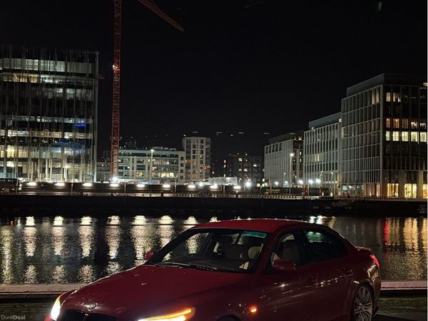 BMW 5-Series Saloon, Diesel, 2008, Red