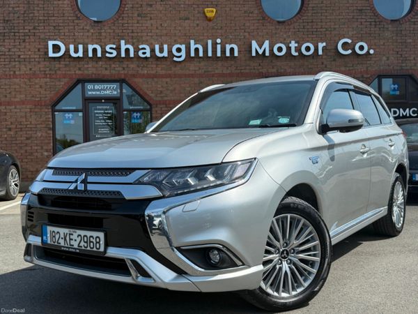 Mitsubishi Outlander SUV, Petrol Plug-in Hybrid, 2018, Silver