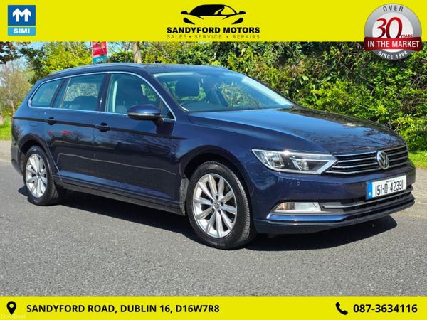 Volkswagen Passat Estate, Diesel, 2015, Blue