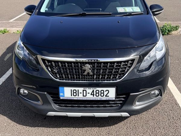 Peugeot 2008 Estate, Petrol, 2018, Black