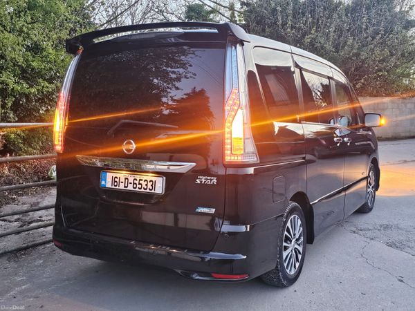 Nissan Serena MPV, Petrol Hybrid, 2016, Black