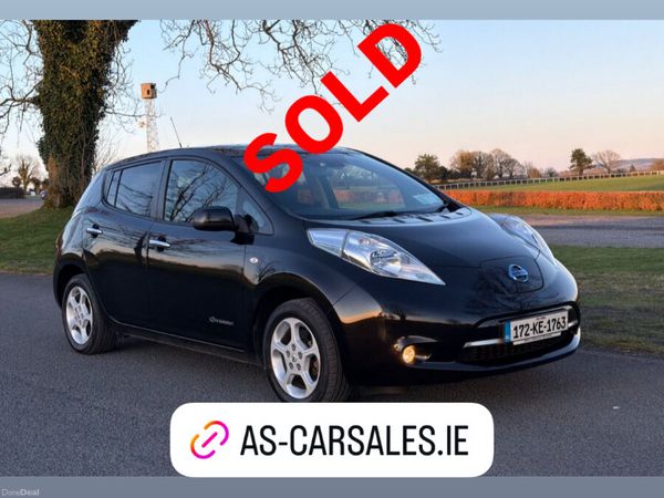 Nissan Leaf Hatchback, Electric, 2017, Black