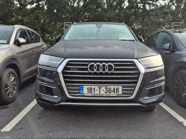 Audi Q7 SUV, Diesel Plug-in Hybrid, 2018, Black