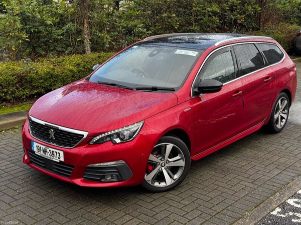 Peugeot 308 Estate, Diesel, 2019, Red