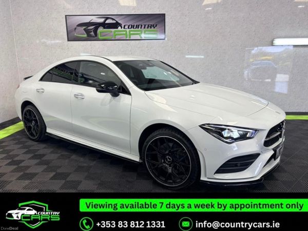 Mercedes-Benz CLA Coupe, Petrol Hybrid, 2023, White
