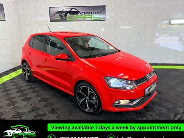Volkswagen Polo Hatchback, Petrol, 2017, Red