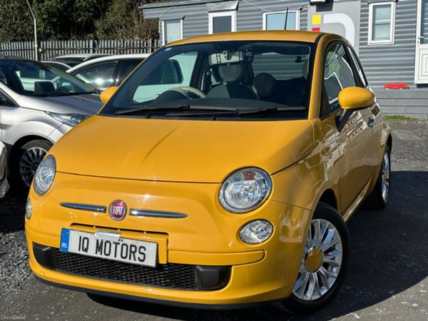 Fiat 500 Hatchback, Petrol, 2014, Yellow