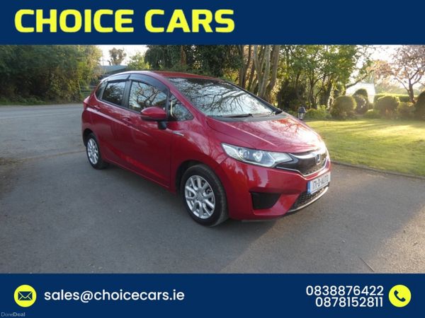 Honda Fit Hatchback, Petrol Hybrid, 2017, Red
