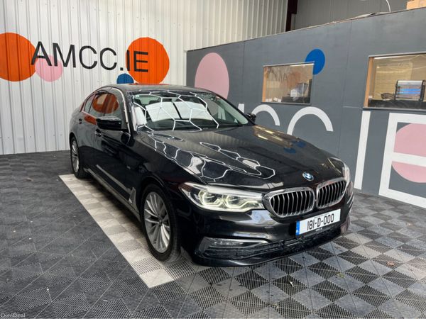 BMW 5-Series Saloon, Diesel, 2018, Black