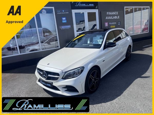 Mercedes-Benz C-Class Estate, Diesel Hybrid, 2021, White