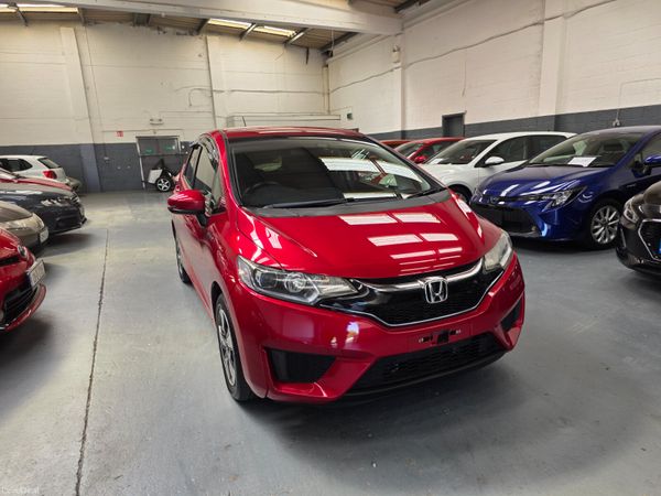 Honda Fit Hatchback, Petrol Hybrid, 2016, Red