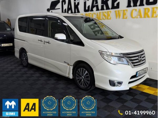 Nissan Serena MPV, Petrol Hybrid, 2015, White