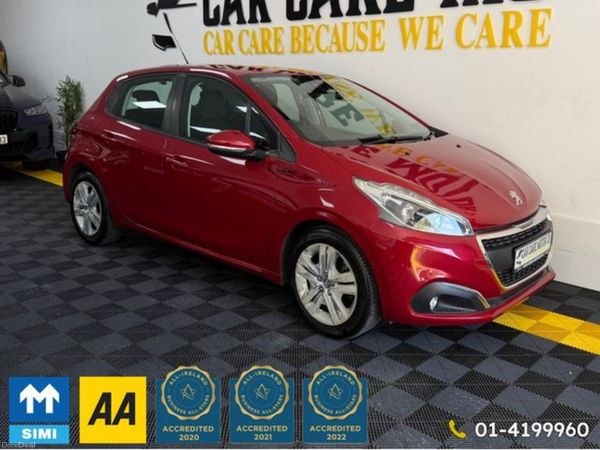 Peugeot 208 Hatchback, Petrol, 2018, Red
