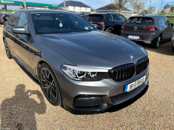 BMW 5-Series Saloon, Diesel, 2018, Blue