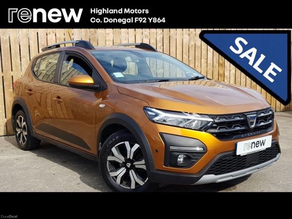 Dacia Sandero Stepway Hatchback, Petrol, 2022, Orange