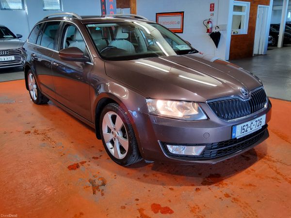 Skoda Octavia Estate, Diesel, 2015, Brown