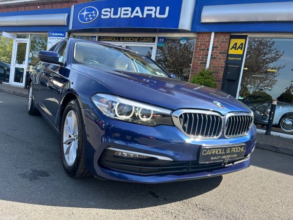 BMW 5-Series Saloon, Diesel, 2018, Blue