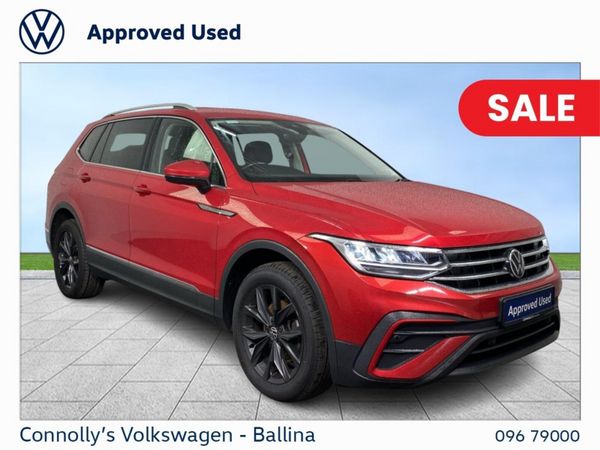 Volkswagen Tiguan Allspace SUV, Diesel, 2024, Red