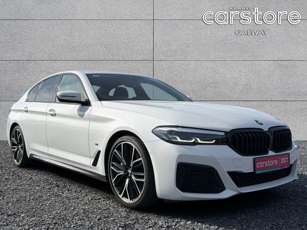 BMW 5-Series Saloon, Diesel, 2021, White