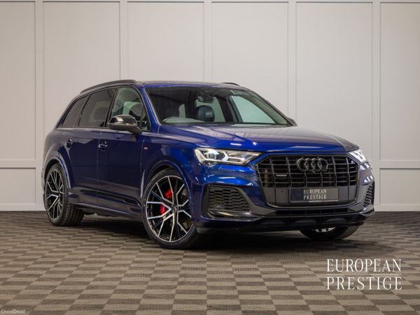 Audi Q7 SUV, Petrol Plug-in Hybrid, 2023, Blue
