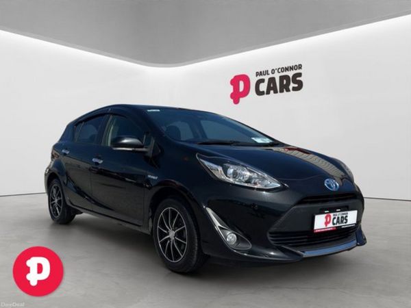 Toyota Aqua Hatchback, Petrol Hybrid, 2019, Black