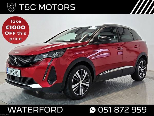 Peugeot 3008 SUV, Diesel, 2023, Red
